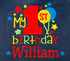 Personalized First Birthday Boy Smash Bib with Custom Name