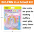 6+) Creativity for Kids Bubble Gem Super Sticker: Rainbow, Diamond Art Kits for Kids, Mini Craft Kit and Spring Crafts