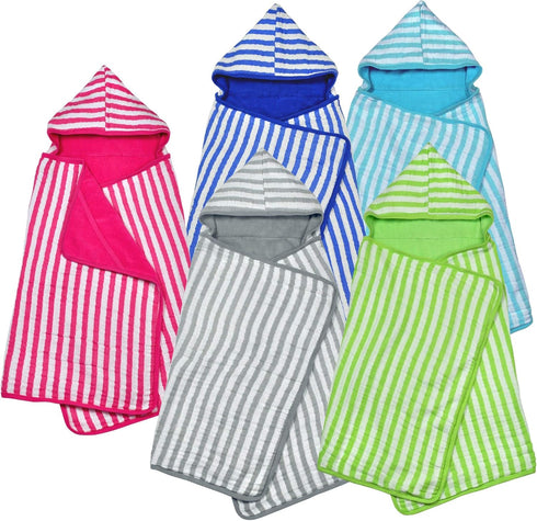 Aqua Hooded Cotton Towel for Babies by Green Sprouts