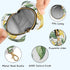 PYBUG Lemon Round Pacifier Storage Case, Polyester & TPU Lined with Hook Buckle, Pacifier Container Box for Baby