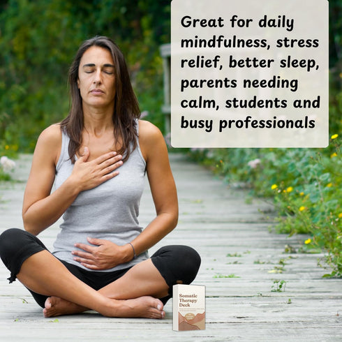Raptor Studio, LLC Reset Somatic Therapy Cards with Exercises to Your Nervous System, Relieve Anxiety, Soothe Stress