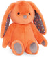 B. toys 12-Inch Plush Bunny - Super Soft Stuffed Animal, Washable Rabbit Toy for Babies, Toddlers, Kids - Coral Cutie