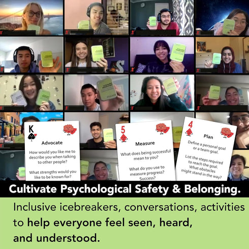 52 Essential Emotional Intelligence Training Card Game - Relationship Skills, Team Icebreaker Tools by Harvard