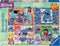 Ravensburger Disney Stitch Bumper Pack, 4x100 Piece Jigsaw Puzzle for Kids, Unique Pieces Fit Perfectly