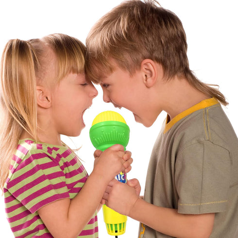8 PCS Echo Toy Microphones for Kids, Lightweight Karaoke Mics with Echo Effect for Birthday, Picnic, BBQ or Party