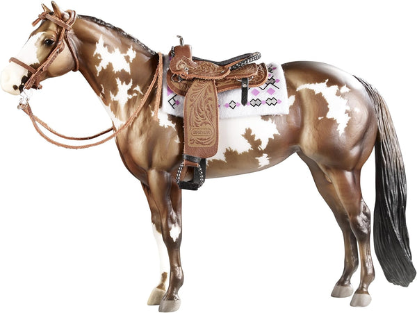 Breyer Traditional Cimarron Western Pleasure Saddle, 1:9 Scale, 6.5"L x 7.875"H