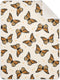 KICPOAY Swaddle Blanket for Brown Monarch Butterflies Baby Receiving Blanket Muslin Baby Swaddles