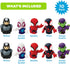 Spidey & His Amazing Friends 10 Piece Finger Puppet Set - Educational and Bath Toys for Playtime