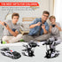 Transform RC Cars for Boys 4-12 - 2.4Ghz 1:18 Scale Remote Control Car Transforming Robot Toy Gifts for Boys 3-5, White