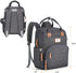 Backpack, Pack RUVALINO Diaper Bag Multifunction Travel Maternity Baby Changing Bags, Large Capacity, Waterproof, Dark