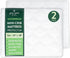 Joey + Joan Waterproof Mini Crib Mattress Protector 2 Pack, 24" x
