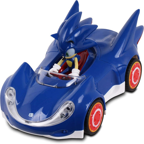 NKOK Sonic The Hedgehog All Stars Racing Pull Back Action, Speed Star by Tails, No Batteries Required