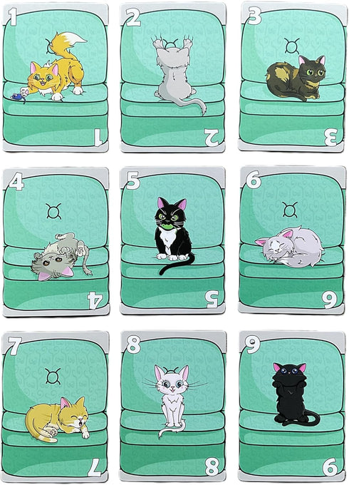 Couch Kittens Card Game - Quick and Easy 2 Player Game for Cat Lovers by The Dusty Top Hat