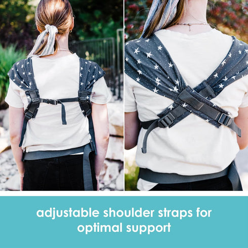 Packable 4 JJ Cole Luma Carrier -Position Baby Carrier - Compact Travel Bag