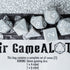 These Dice are Dull, Sir GameAlot Set of 7 Boring Polyhedral Dice for Dungeons and Dragons and RPG