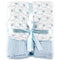 Hudson Baby Unisex Baby Cotton Muslin Swaddle Blankets, Blue Sheep, 2-Pack