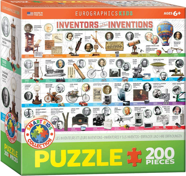 EuroGraphics Great Inventions Jigsaw Puzzle, 200-Piece