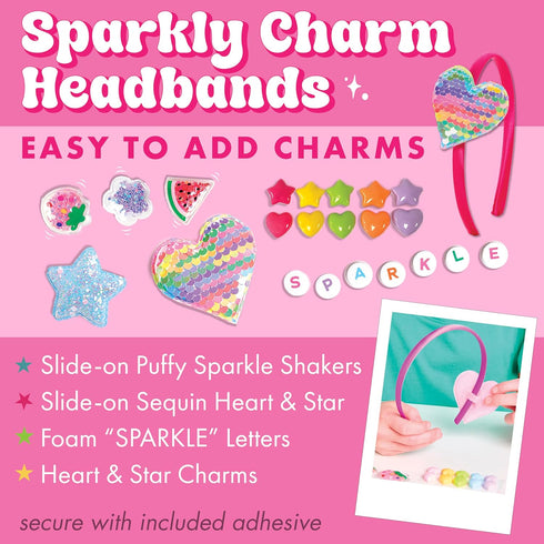 5 6+) Creativity for Kids Chic Boutique: DIY Headbands Craft Kit - Create Unique Designs for Girls | Spring Crafts