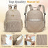 Backpack 16 Mommy Backpack Miss Fong Diaper Bag - Quilted Travel Baby Bag with Changing Pad, Pockets, Waterproof, Large