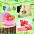 24 Pack Toys,2.7inch Kiss Monkey Prefilled Easter Eggs with Easter Eggs Filled with Sea Animal Pop Toys,Easter Basket