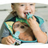 Tiny Twinkle Silicone Training Utensils - Baby Spoons and Forks for Self-Feeding Training, Mint
