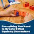 9 Elmer's Squishies Minis Make Your Own Squishies Kit, Creates Characters, DIY Activity - Perfect for Stress Relief