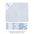 Set, 23-Piece Set, Spasilk Bath Hooded Towels & Baby Washcloths Baby Bath Essentials for Everyday Use, Gift Gray Lion