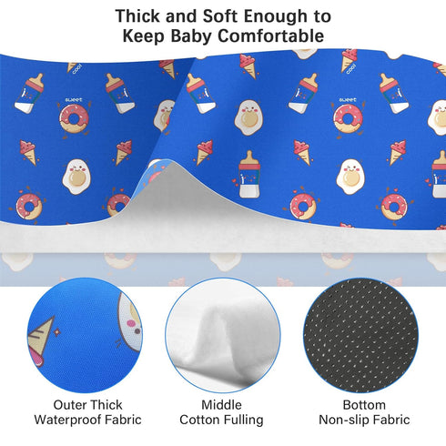 HOOMTREE 3-Point Baby High Chair Cover Restaurant with Harness,Portable High Chair Covers for Travel,Dining