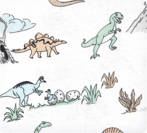 Hudson Baby Unisex Cotton Flannel Receiving Blankets, Neutral Dino World, One Size