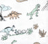 Hudson Baby Unisex Cotton Flannel Receiving Blankets, Neutral Dino World, One Size