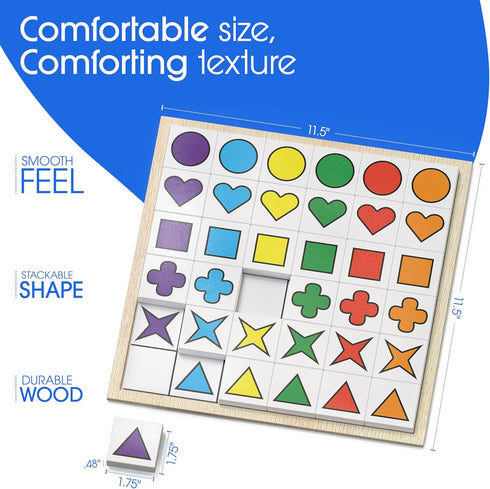 Keeping Busy Match The Shapes Large Dementia Activities for Seniors Dementia Products for Elderly Memory Games