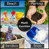 4E's Novelty 4 Pack Beach Shovels - 8 Inch Heavy Duty Plastic Sand Shovels for Kids, Great for Outdoor Digging