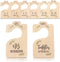 Solid Wooden Baby Clothes Dividers for Closet, Set of 8 Double-Sided for Newborn to 24 Months