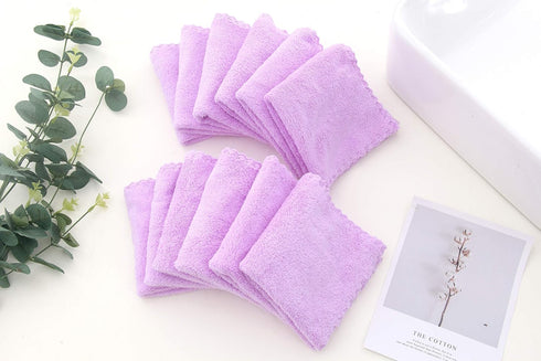 12 Pack 12x12 Inches, Baby Washcloths - Extra Absorbent and Soft Wash Clothes for Newborns, Infants and Toddlers