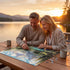 1000 1000 1:1 Puzzles for Adults Pieces, National Park Nature Snow Mountain Lake Forest, Piece Puzzle for Adults