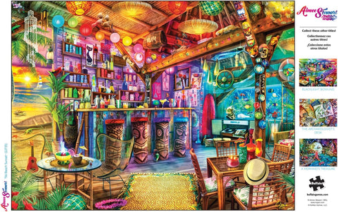 Buffalo Games - Aimee Stewart - Tiki Beach Sunset - 1000 Piece Jigsaw Puzzle