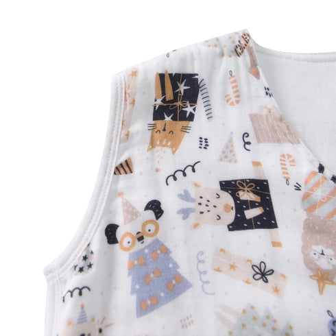 1-2T, 0.5 100% 2-Way 12-24 TADO MUSLIN Toddler Sleep Sack TOG Lightweight Wearable Blanket, Organic Cotton Muslin