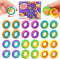 Fidget Toys Sensory Rings for Kids: 24 Pack Goodie Bags Stuffers for