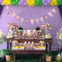 WAWOO Purple Sun Highchair Banner - Birthday Party Decor