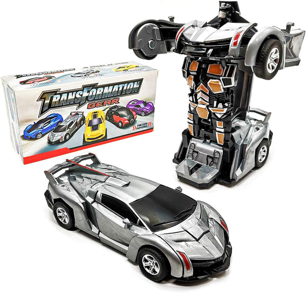 Toy Cars for 3-6 Year Old Boys, Friction Powered Car Truck Toys for 3-8 Year Old Boy, Transforming Toys Cars for