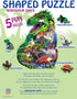 MasterPieces 100 Piece Shaped Jigsaw Puzzle for Kids - Dinosaur Days - 14"x19"