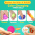 32 Pack (1.8") KLT Stress Balls Bulk for Kids and Adults: Mini Squishy Ball for Stress Reduce- Color Changing Sensory