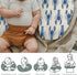 Summer Blue Lobster Baby Nursing Pillow Covers for Boy Girl Nautical Marine Animal Nursery Slipcovers for Breastfeeding