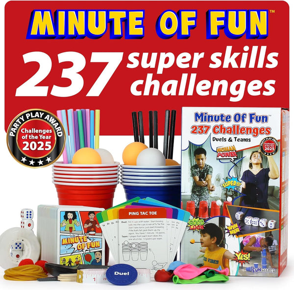 Funwares Original 237 Minute of Fun Games - Minute to Win It