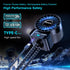 2 Pack 4 6600rpm Multifunctional Portable Stroller Fan Speed High Speed Usb Rechargeable Personal Mini Handheld Fan