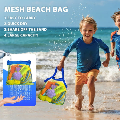 TOY Life Beach Toys for Kids Ages 4-8, Sand Castle Building Kit for Toddlers and Kids