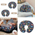 Sarogrorin Multicolor Dinosaur Carseat Covers Unisex Breathable Breastfeeding Covers Nursing Pillow Cover Infant