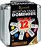 Queensell Mexican Train Dominoes Set with Numbers, Double 12 Dominoes Sets for