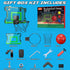 OKKIDY Mini Indoor Basketball Hoop, Light-Up Basketball Hoop with Electronic LED Scoreboard, Small Outdoor Game Toys