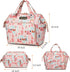 Pink Small Diaper Bag Backpack,Waterproof Multi-Function Stylish Mini Tote Maternity Bags Travel Backpacks with Insulated Pockets, Pink